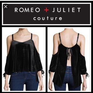 Romeo & Juliet Couture Open Shoulder Top